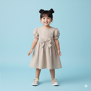 Vestido Fleurs Rosa - Grow Up