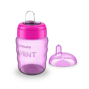 Copo Bico Silicone 260 Ml Meninas - Avent *