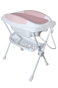 Banheira Para Bebê Plástica Premium Rosa  - Galzerano
