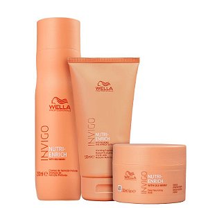 Kit Wella Professionals Invigo Nutri-Enrich Express Trio (3 Produtos)