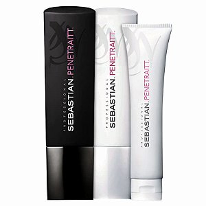Kit Sebastian Professional Penetraitt (Shampoo+Condicionador+Máscara)