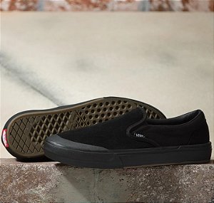 TÊNIS VANS SLIP-ON BMX ESSENTIALS BLACK BLACK