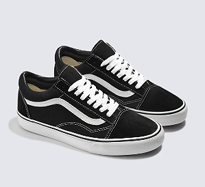 TÊNIS VANS OLD SKOOL BLACK TRUE WHITE