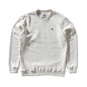 Moletom Careca Vissla Solid Sets Off White