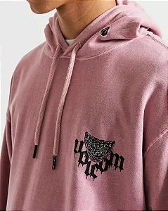 Moletom Volcom Canguru Creeper Pink