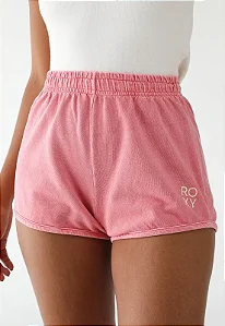 Short de Moletom Roxy Reto Sunray Rosa