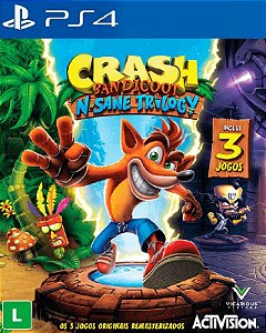 Crash Bandicoot N. Sane Trilogy PS4 Mídia Digital