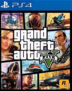 GTA 5 - Grand Theft Auto V PS4 Mídia Digital