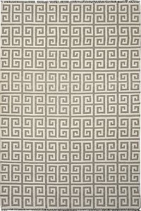 Tapete Kilim 2,00 X 3,00 PATNA02 Branco/Bege