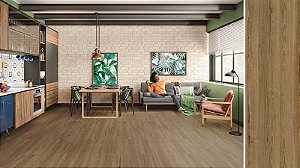 Piso Eucafloor LVT Basic cor Seattle - Caixa com 4,68m²