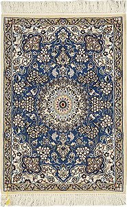 Tapete Nain 0,60 X 0,90 Iraniano L0069664 - Latina Haus tapetes e carpetes