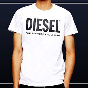Camiseta Gola Careca - Branca - Diesel