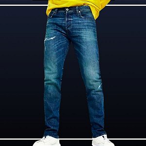 Calça Jeans Slim Buster - Rasgada - Diesel