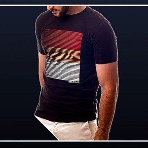 Camiseta Gola Careca - Marrom Silk German - Carlos Brusman