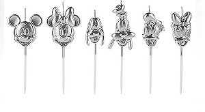 Vela Disney - Turma Mickey Prateada - Unid