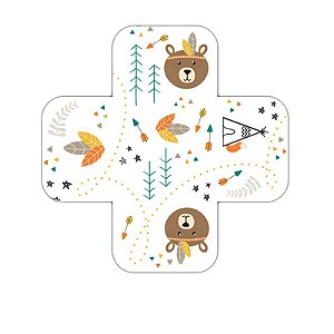 Forminhas para Doce - Urso Boho