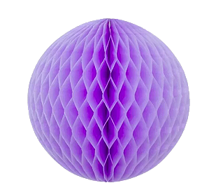 Globo de Papel Seda - Cor Lilás - 1 und
