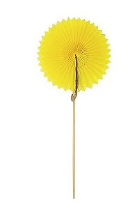 Topo de Bolo Roseta - Amarelo - und