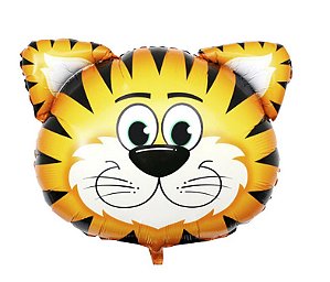 Balão de Foil - Rosto Tigre - Und