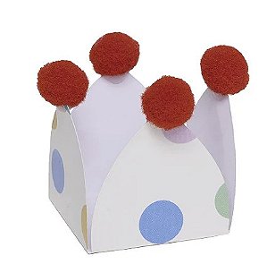 Forminhas de Doce Pompom - Confete  - 20 Unds