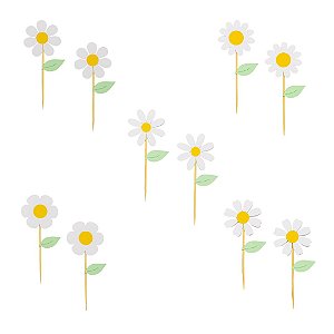 Topos de Doces - Margaridas - 10 unds