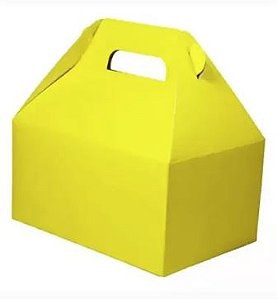 Caixa de Papel  Surpresa  Amarela - 8 Unds