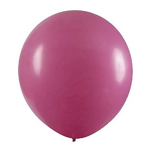 Balão Art-Latex Redondo Liso N° 7- Rosa Maravilha  - 50 Unds