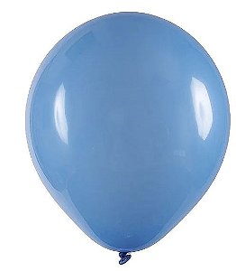Balão Azul Celeste N°7 Art-Latex Redondo | 50 Unidades para Festas e Decorações