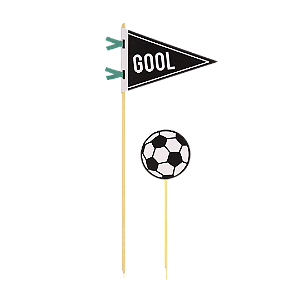 Topo de Bolo Futebol/Gool – Decoração para Festa Infantil Tema Futebol