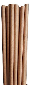 Canudo de Papel Kraft - 20 unds