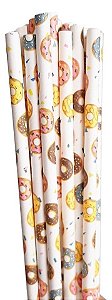 Canudo de Papel Donuts - 20 unds