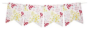 Bandeirola de Papel - Flores Und