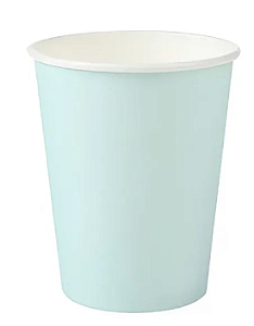 Copo Descartável de Papel Verde Candy 270ml – Festa Infantil e Adulto | 8 Unidades