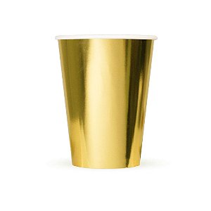 Copo de Papel All Gold Dolurado - 10 unds