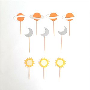 Topos Astronauta - Sol / Lua / Planetas