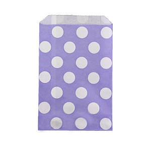Saquinho de Papel Lavanda Poá