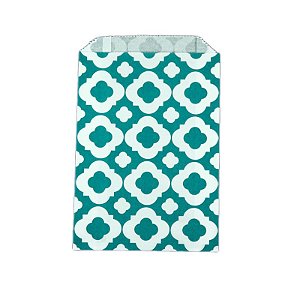 Saquinho de Papel Azul Turquesa Mod