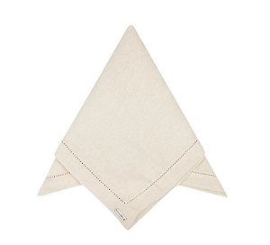 Guardanapo Ajour Bege - Kit com 2 unidades