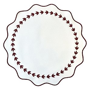 Jogo Americano Hera Off com Bordô