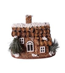 Casinha Decorativa com Pinhas