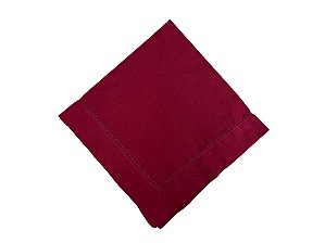 Guardanapo Ajour linho Bordô