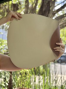 Jogo Americano Courino Orgânico Duplo - Kit com 4 unidades