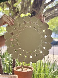 Jogo Americano Esfera Fendi - Kit com 4 unidades