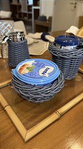 Porta Manteiga Vime Jeans