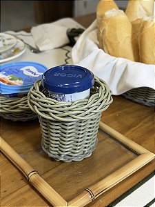 Porta Requeijão Vime Oliva