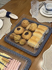 Prancha Quadrada Vime Jeans G c/ Tampa Acrilico