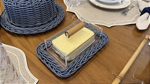 Prancha Mantegueira Vime Jeans c/ Tampa Acrilico