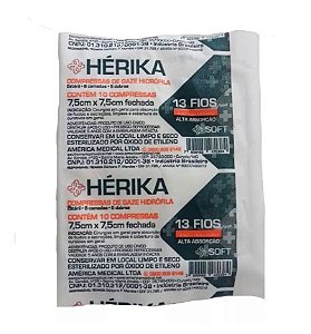 Compressa Gaze Herika Est 13F com 10Und