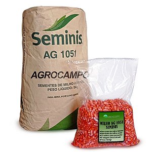 Semente De Milho 1051 Seminis Ideal Para Milho Verde 500 Gr