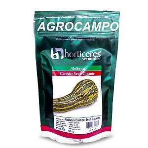 Semente De Abóbora Canhão Seca Gigante - Horticeres 100gr.